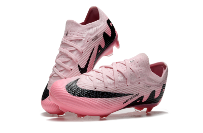 Kids Nike Air Zoom Mercurial Vapor 15 Elite FG Football Boots - Pink/Black