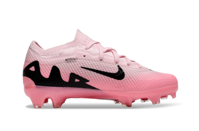 Kids Nike Air Zoom Mercurial Vapor 15 Elite FG Football Boots - Pink/Black