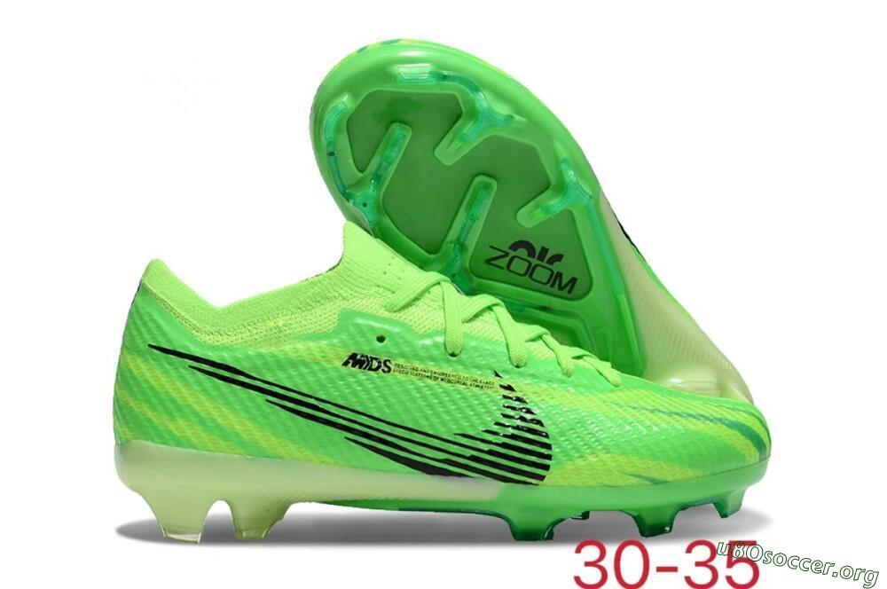 Kids Nike Air Zoom Mercurial Vapor 15 Elite FG Football Boots - Yellow/Black 2