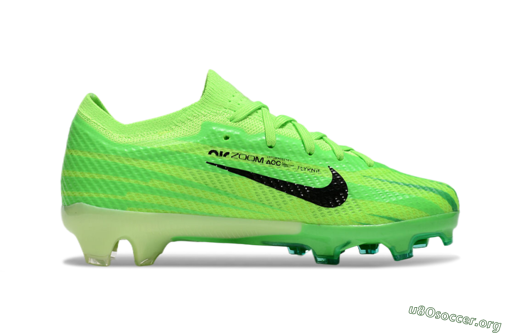 Kids Nike Air Zoom Mercurial Vapor 15 Elite FG Football Boots - Yellow/Black 6