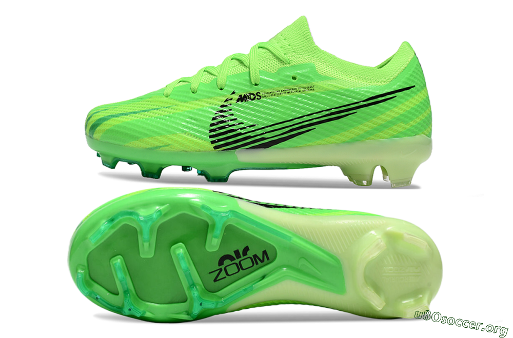 Kids Nike Air Zoom Mercurial Vapor 15 Elite FG Football Boots - Yellow/Black 1