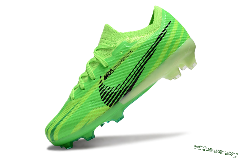 Kids Nike Air Zoom Mercurial Vapor 15 Elite FG Football Boots - Yellow/Black 5