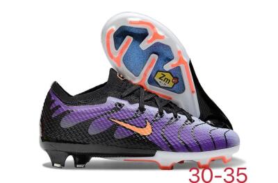 Kids Nike Air Zoom Mercurial Vapor 15 Elite FG Football Boots - Purple/Orange/Black