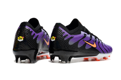 Kids Nike Air Zoom Mercurial Vapor 15 Elite FG Football Boots - Purple/Orange/Black