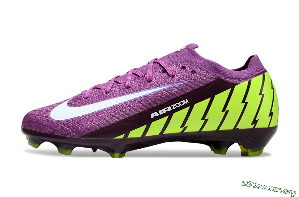 Nike Air Zoom Mercurial Vapor 16 Elite FG Football Boots - Purple/White/Yellow/Brown 3