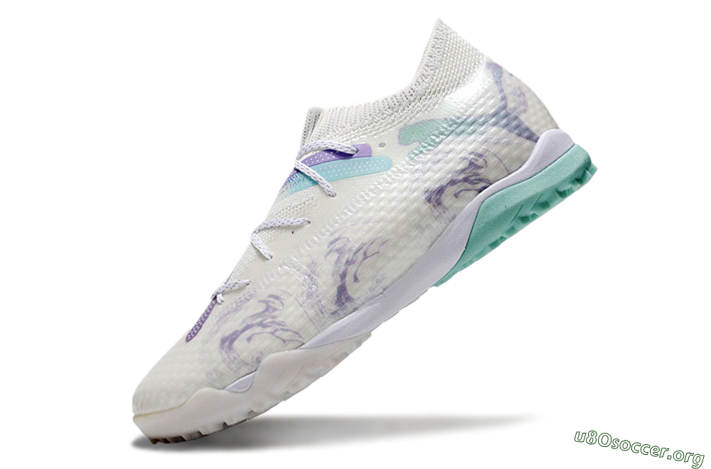 Puma Future Ultimate TF Football Shoes - Beige/Jade/Purple 5
