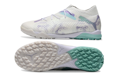 Puma Future Ultimate TF Football Shoes - Beige/Jade/Purple