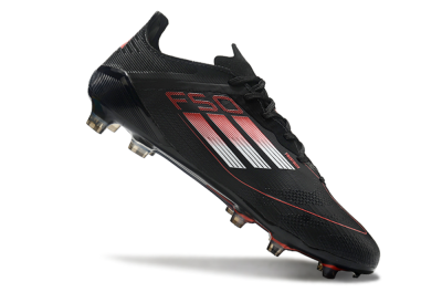 Adidas F50 Eltie FG Football Boots - Black/White/Red