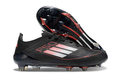 Adidas F50 Eltie FG Football Boots - Black/White/Red