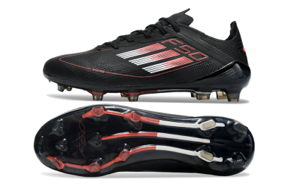 Adidas F50 Eltie FG Football Boots - Black/White/Red