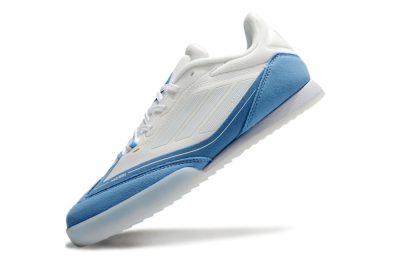Messi Adizero F50 Freestyle IC Football Shoes - White/Blue/Grey