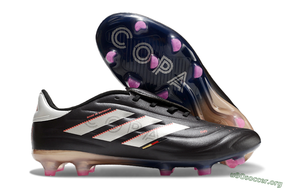 Adidas Copa Pure 2 FG Football Boots - Black/White/Blue 2