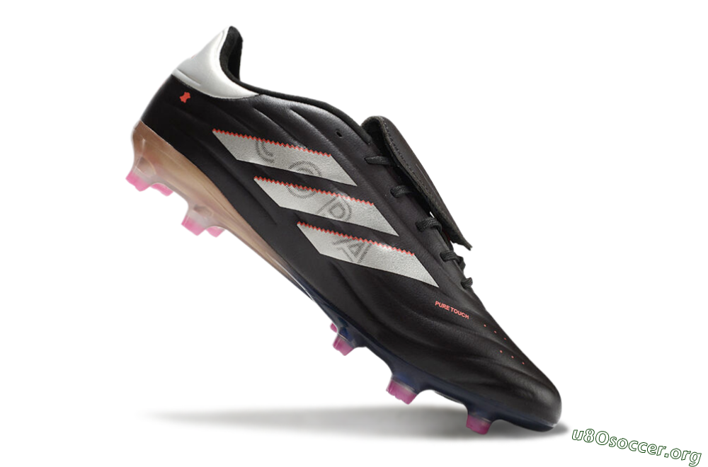 Adidas Copa Pure 2 FG Football Boots - Black/White/Blue 4
