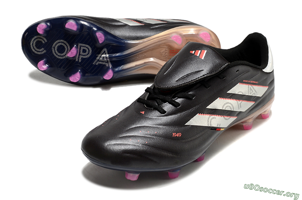 Adidas Copa Pure 2 FG Football Boots - Black/White/Blue 0