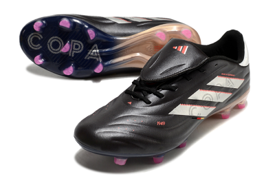 Adidas Copa Pure 2 FG Football Boots - Black/White/Blue