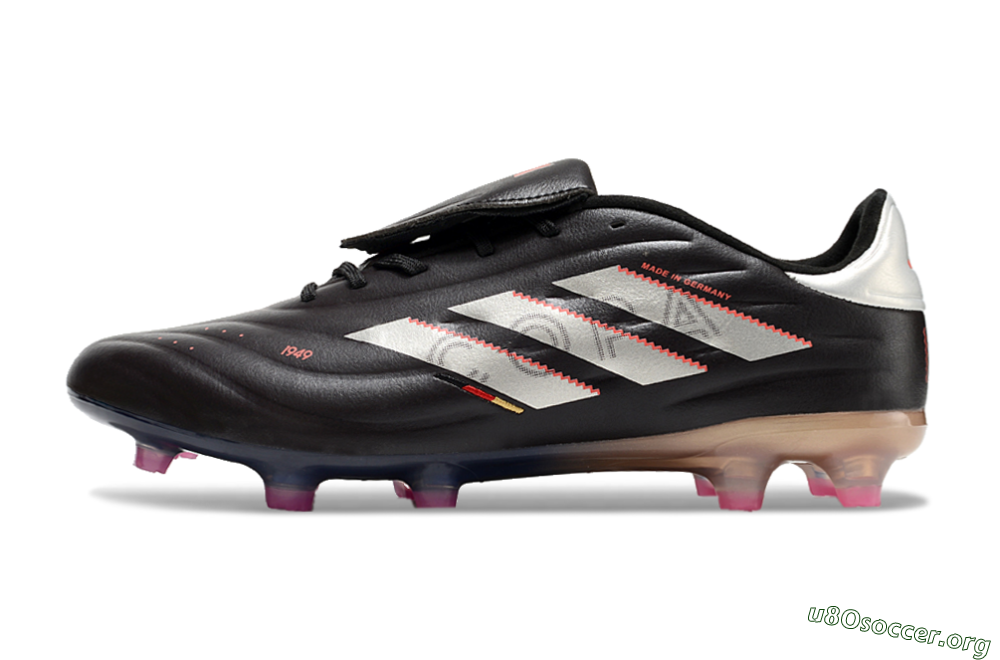 Adidas Copa Pure 2 FG Football Boots - Black/White/Blue 3