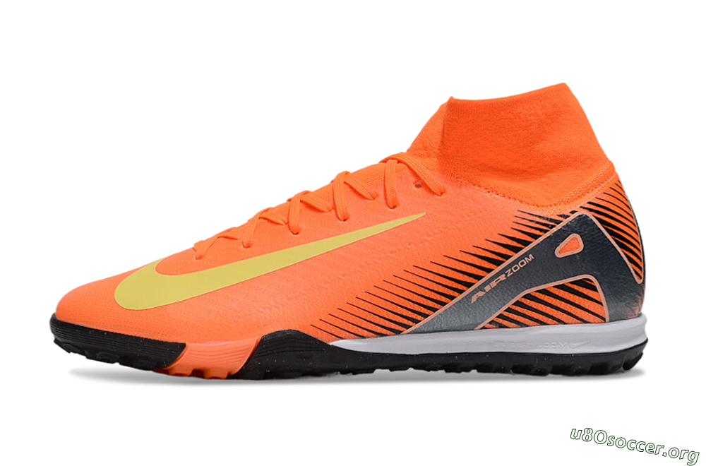 Nike Air Zoom Mercurial Superfly 10 Elite TF Football Shoes - Red/Yellow/Black 3