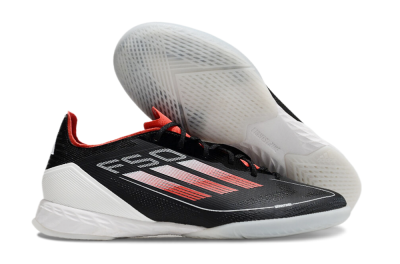 Adidas F50 Pro IC Football Shoes - Black/Red/White