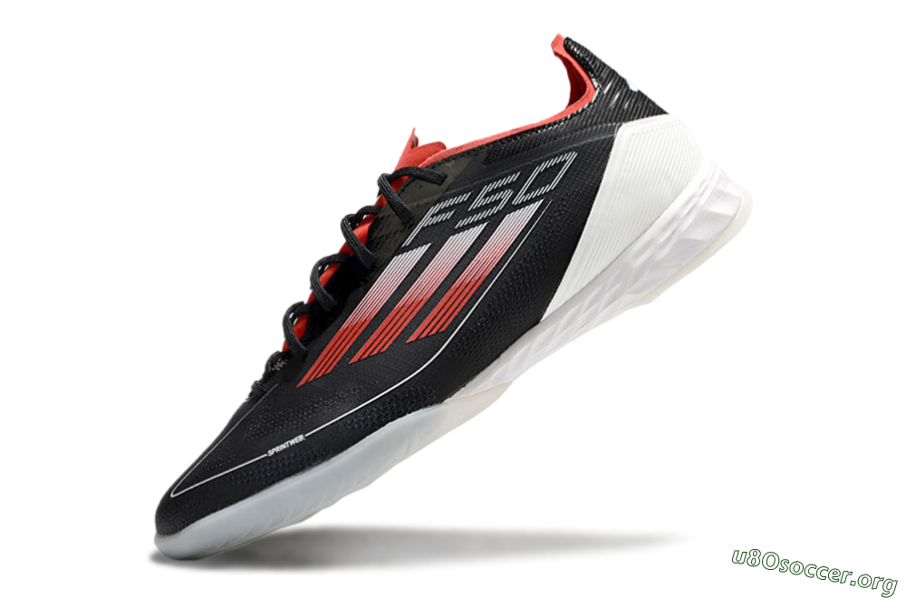 Adidas F50 Pro IC Football Shoes - Black/Red/White 5