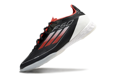 Adidas F50 Pro IC Football Shoes - Black/Red/White