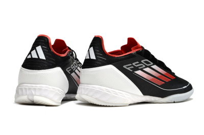 Adidas F50 Pro IC Football Shoes - Black/Red/White