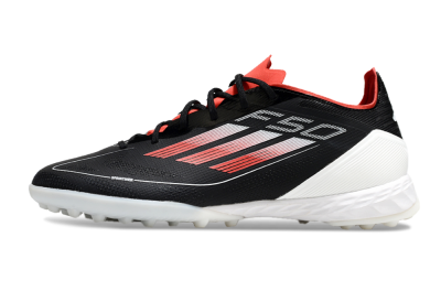 Adidas F50 Pro TF Football Shoes - Black/Red/White