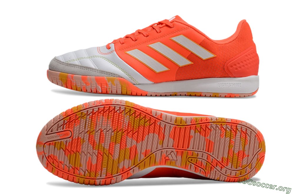 Adidas Top Sala Competition IC Football Shoes - White/Red/Yellow 1