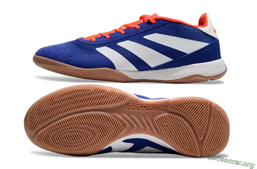 Adidas Predator 24 Elite IC Football Shoes - Blue/White/Brown 1
