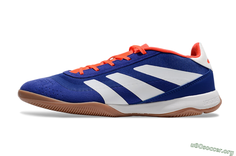 Adidas Predator 24 Elite IC Football Shoes - Blue/White/Brown 3