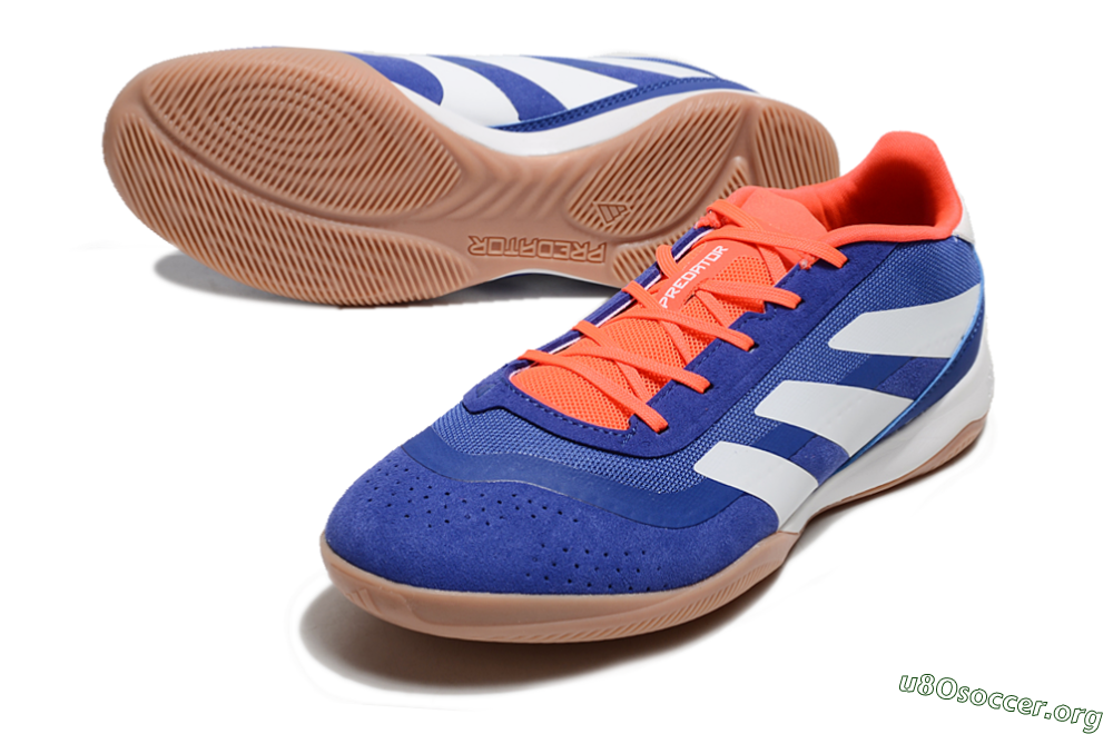 Adidas Predator 24 Elite IC Football Shoes - Blue/White/Brown 0