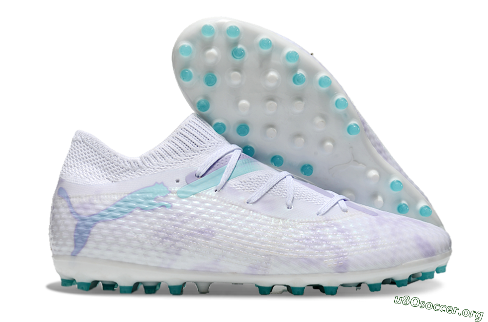 Puma Future Ultimate MG Football Boots - Beige/Jade/Purple 2