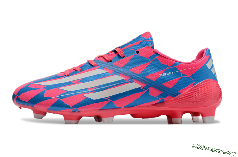 Adidas F50 Elite FG Football Boots - Blue/Red/Silver 3