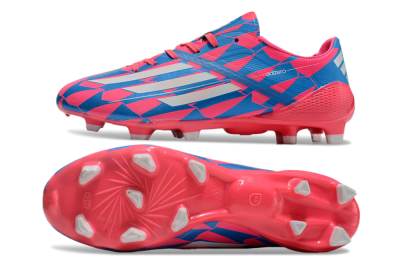 Adidas F50 Elite FG Football Boots - Blue/Red/Silver