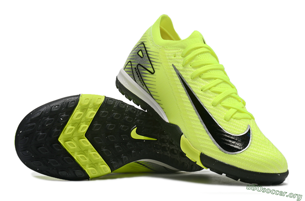 Nike Air Zoom Mercurial Vapor 16 Elite TF Football Shoes - Yellow/Black/Silver 1