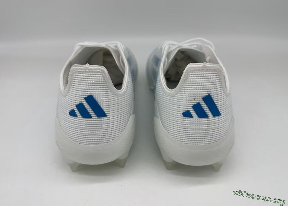 Adidas F50 Elite FG Football Boots - White/Silver/Blue