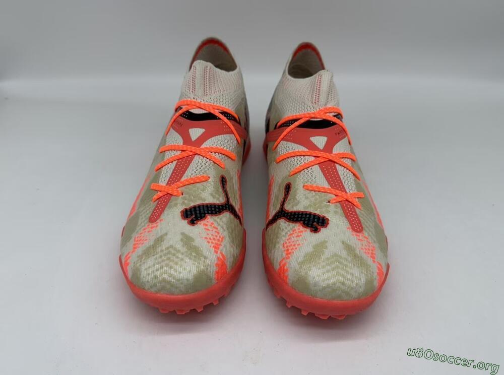 Puma Future Ultimate TF Football Shoes - Beige/Red/Black