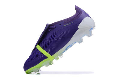 Adidas Predator Elite Foldover Tongue FG Football Boots - Purple/Yellow/White