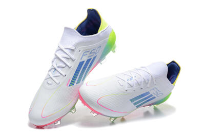 Adidas F50 Elite FG Football Boots - White/Blue/Yellow/Pink