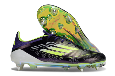 Adidas F50 Elite SG Football Boots - Purple/Yellow/Gold