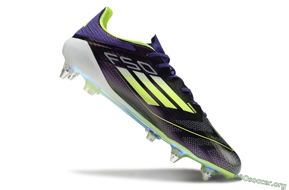 Adidas F50 Elite SG Football Boots - Purple/Yellow/Gold 4
