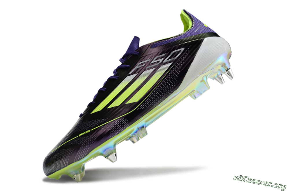 Adidas F50 Elite SG Football Boots - Purple/Yellow/Gold 5