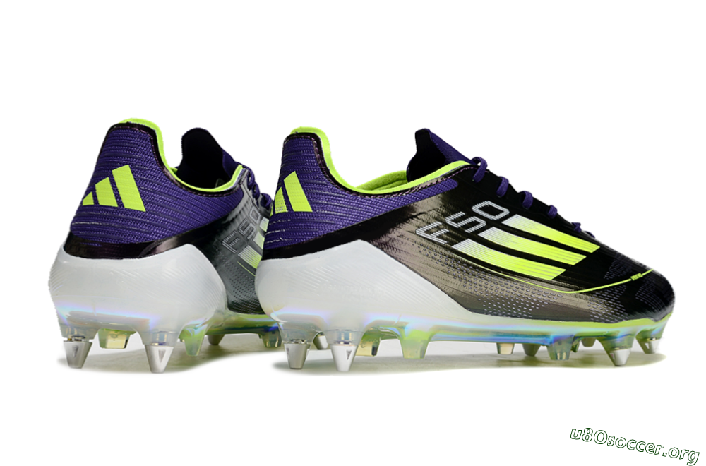 Adidas F50 Elite SG Football Boots - Purple/Yellow/Gold 6