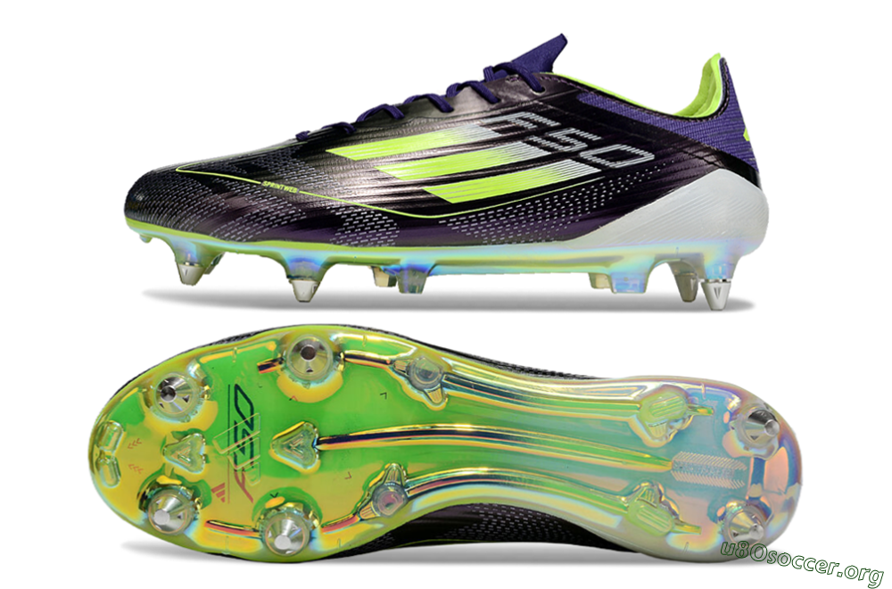 Adidas F50 Elite SG Football Boots - Purple/Yellow/Gold 1