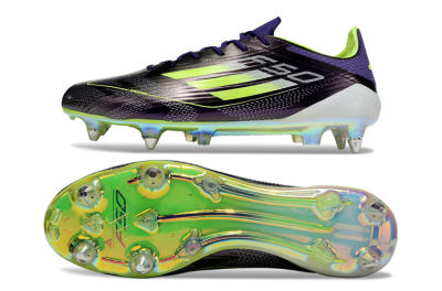 Adidas F50 Elite SG Football Boots - Purple/Yellow/Gold