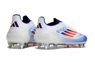Adidas F50 Elite SG Football Boots - White/Blue/Red