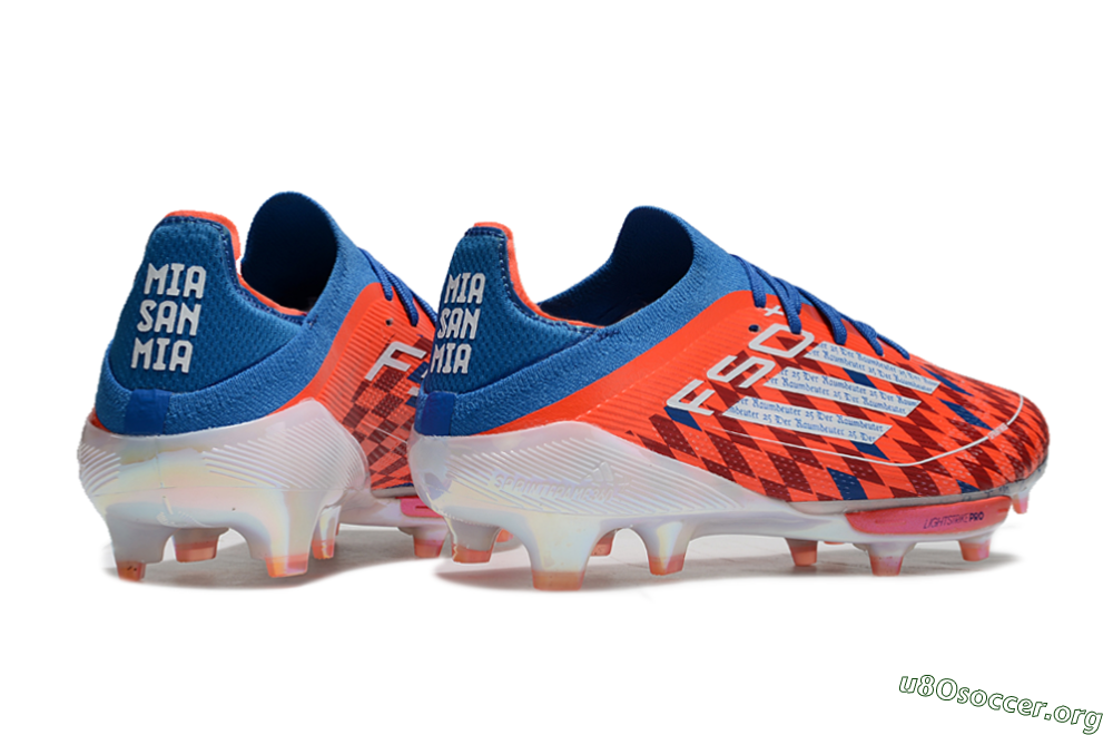 Adidas F50+ Lightstrike Elite FG Football Boots - Red/Blue/White 6