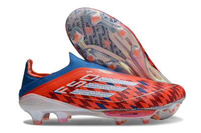 Adidas F50+ Lightstrike Elite Laceless FG Football Boots - Red/Blue/White