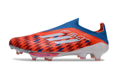 Adidas F50+ Lightstrike Elite Laceless FG Football Boots - Red/Blue/White