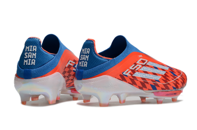 Adidas F50+ Lightstrike Elite Laceless FG Football Boots - Red/Blue/White