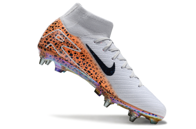 Nike Air Zoom Mercurial Superfly 10 Elite SG Football Boots - Grey/Black/Leopard